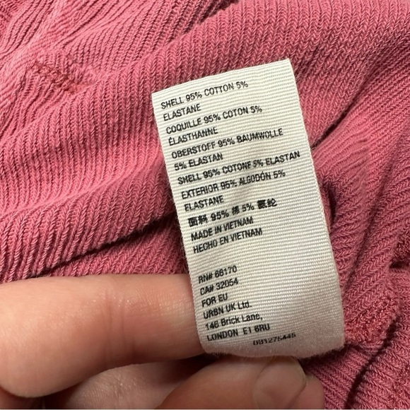 Free People We The Free Molly Crop Button Front Puff Short Sleeve Scoop Neck XS - Picture 9 of 9